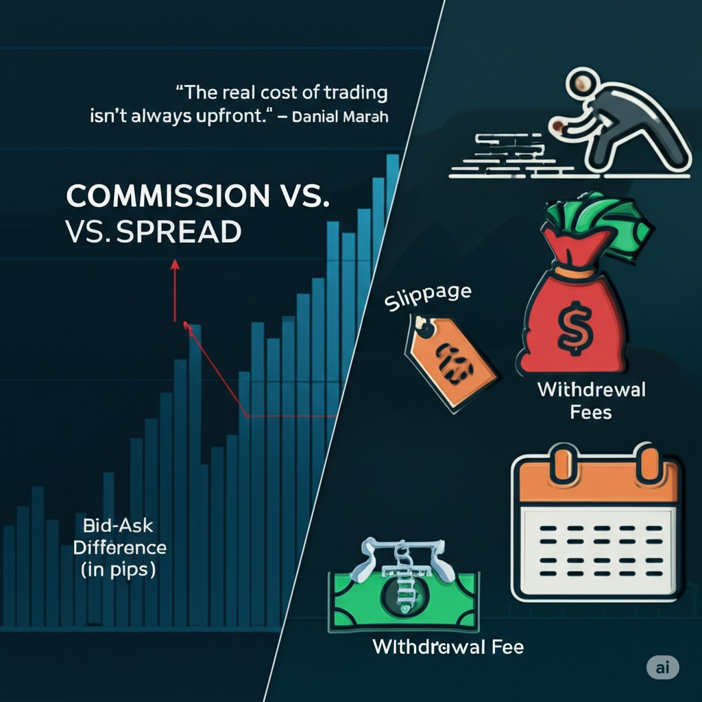 Broker Commission vs. Spread