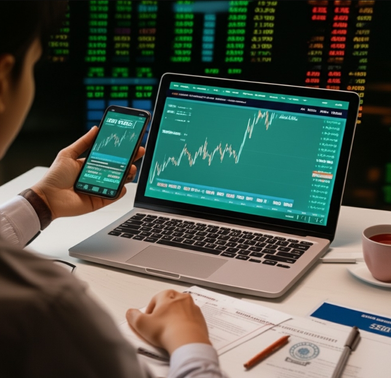 Trading on NSE and BSE platforms