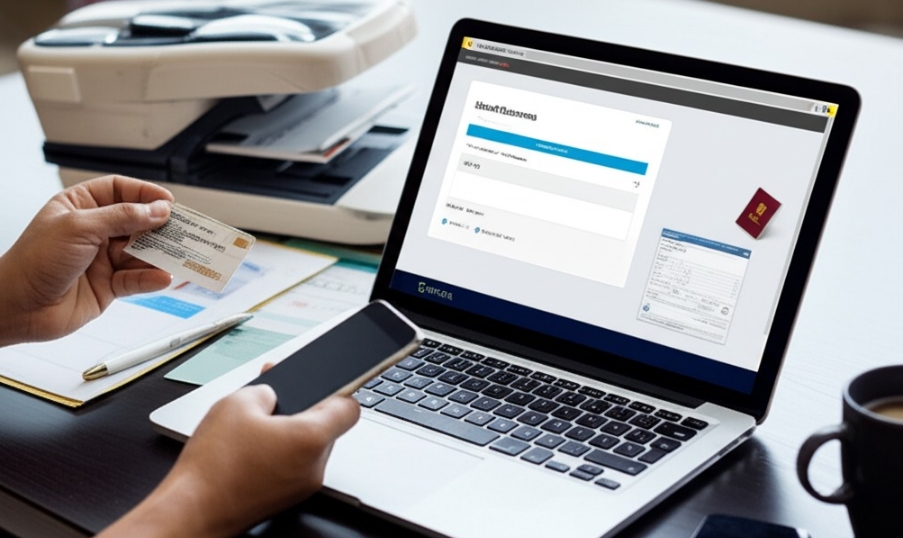Uploading required documents Uploading required documents